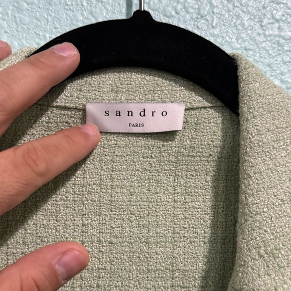 Sandro Dress Alize with tailored collar - Picture 3 of 6